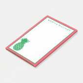 Post-it® Votre texte | Ananas tropical (Incliné)