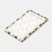 Post-it® Votre texte | Casquettes de Khaki Bowler (Incliné)