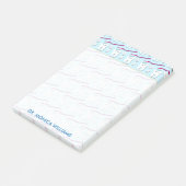 Post-it® Votre texte | Dents mignons et brosses à dents (Incliné)