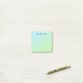 Post-it® Votre texte ici Green Gradient (Sur un bureau)