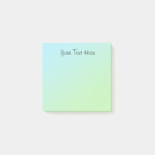 Post-it® Votre texte ici verdissent le gradient