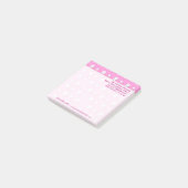 Post-it® Votre texte | Mignonne Dentille Bureau dentaire (Incliné)