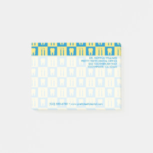Post-it® Votre texte Mignonne Dentille Bureau dentaire