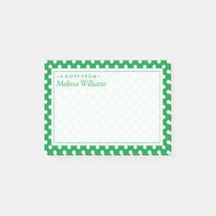 Post-it® Votre texte Motif de point de polka