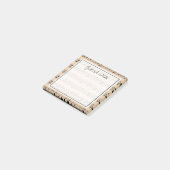 Post-it® Votre texte | Notes musicales (Incliné)