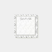 Post-it® Votre texte | Notes musicales (Devant)