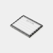 Post-it® Votre texte | Notes musicales (Incliné)