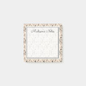 Post-it® Votre texte | Notes musicales (Devant)