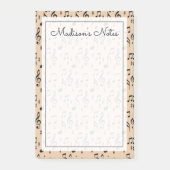 Post-it® Votre texte | Notes musicales (Devant)