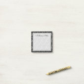 Post-it® Votre texte | Notes musicales (Sur un bureau)