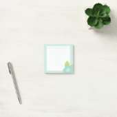 Post-it® Votre texte | Pastel Floral Chevron (Bureau)