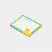 Post-it® Votre texte | Rubber Ducky (Incliné)