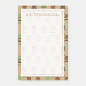 Post-it® Votre texte | Top Hat Moustache (Devant)