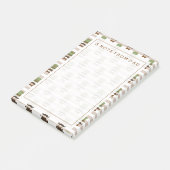 Post-it® Votre texte | Top Hat Moustache (Incliné)