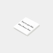 Post-it® Vous avez ceci - Confiance personnalisée Note coll (Incliné)