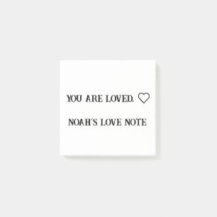 Post-it® Vous êtes aimé - Affirmation personnalisée Sticky