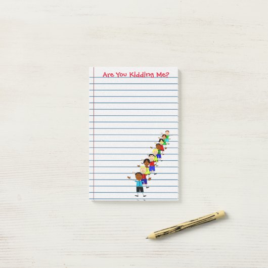 Post-it® Vous Êtes Amusants, Vous M'Enlevez ? Notes de l'en (Sur un bureau)