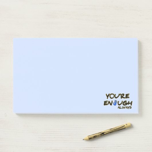 Post-it® vous êtes assez (Sur un bureau)