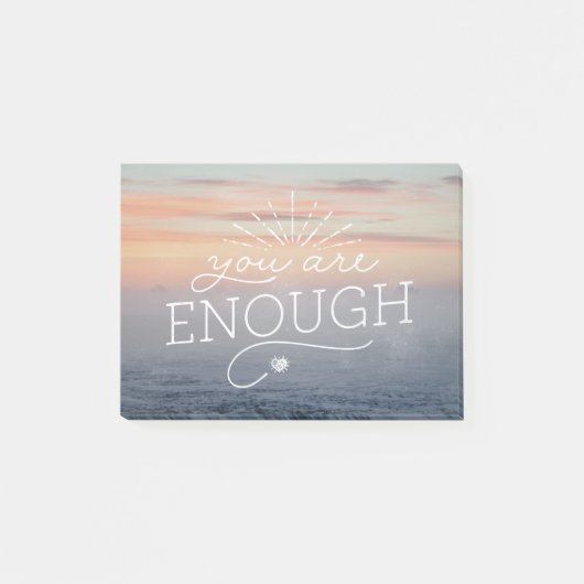 Post-it® Vous êtes assez de citation en lettres (Devant)