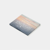Post-it® Vous êtes assez de citation en lettres (Incliné)