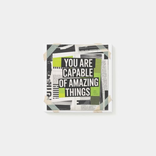 Post-it® Vous êtes capable de choses incroyables (Devant)