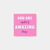 Post-it® Vous êtes capable de choses incroyables Positive (Devant)