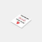 Post-it® Vous êtes ma chose préférée à faire Noir (Incliné)