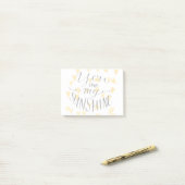 Post-it® Vous êtes mon soleil (Sur un bureau)