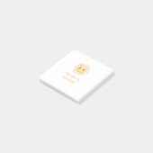 Post-it® vous êtes mon soleil jaune orange rayons de soleil (Incliné)