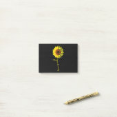 Post-it® Vous Êtes Mon Sunshine Sunflower Softball (Sur un bureau)