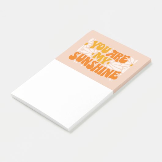 Post-it® Vous êtes mon Sunshine Super Graphisme (Incliné)