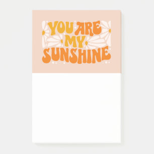 Post-it® Vous êtes mon Sunshine Super Graphisme
