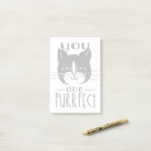 Post-it® Vous êtes Purrfect (Sur un bureau)