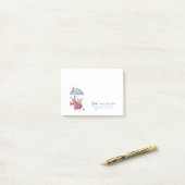 Post-it® Vous faites chaque jour des lapins et des oiseaux  (Sur un bureau)