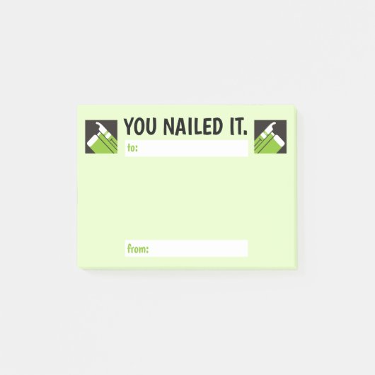 Post-it® vous l'avez cloué bravo la reconnaissance des empl (Devant)