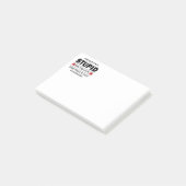 Post-it® Vous ne pouvez pas réparer les bêtises (Incliné)