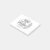 Post-it® Vous Pouvez Faire Des Choses Dures , Design 4 (Incliné)