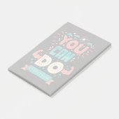 Post-it® Vous pouvez faire tout coloré (Incliné)