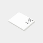 Post-it® Vous savez ce que j'aime chez les gens ? (Incliné)