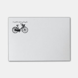 Post-it® "Vous voulez faire du vélo" Citation motivationnel