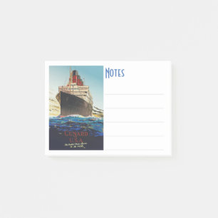 Post-it® VOYAGE vintage CUNARD AQUITANIA