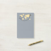 Post-it® Voyageons l'illustration du monde (Sur un bureau)