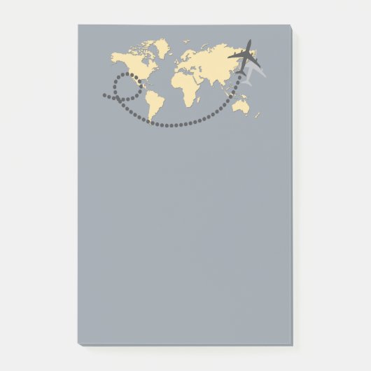 Post-it® Voyageons l'illustration du monde (Devant)