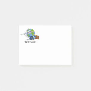 Post-it® Voyageur du monde : bagages , billets et passepor