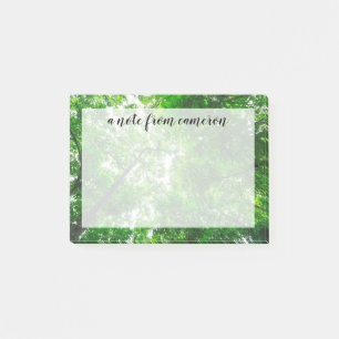 Post-it® Vue ascendante d'arbres