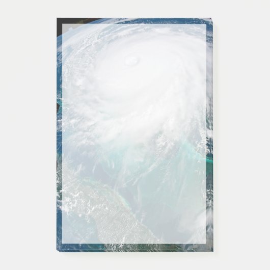 Post-it® Vue De L'Ouragan Dorian. (Devant)