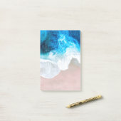 Post-it® Vue sur la plage (Sur un bureau)