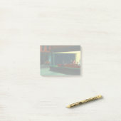 Post-it® Wagon-restaurant vintage de Nighthawks d'Edward (Sur un bureau)