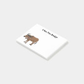 Post-it® Water buffalo with flowers (Incliné)