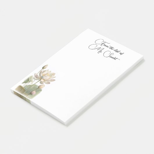 Post-it® Water Lily post-it notes (Incliné)